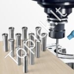 13 dalių R8 kolletų rinkinys | 1/8 – 7/8″ (3–22 mm), 45# plienas, 0,0012″ (30 µm) ekscentriškumas - Image 7