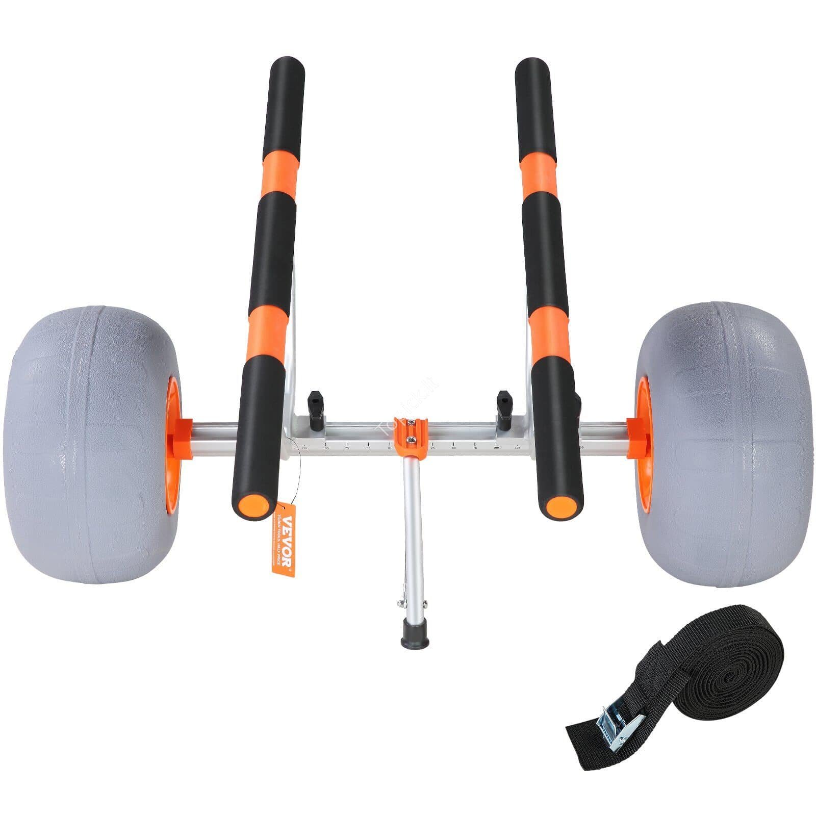 de_S330LBS13INCH0AXFV0_original_img-v1_kayak-cart-m100-9 Sulankstomas aliuminis kajako/baidarės vežimėlis – iki 160 kg, su 30 cm ratais - Image 8