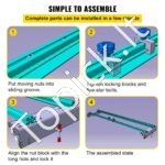 Reguliuojamas frezavimo rėmas su užrakinimo funkcija, ilgis 152 cm - Image 6