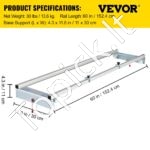 Reguliuojamas frezavimo rėmas su užrakinimo funkcija, ilgis 152 cm - Image 7