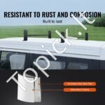 Reguliuojami stogo laikikliai furgonams – 2 vnt., 91–133 cm, iki 181 kg, aliuminis - Image 2