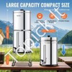 Gravitacinis vandens filtras su 2 filtrais – 7,8 L + 8,5 L - Image 5