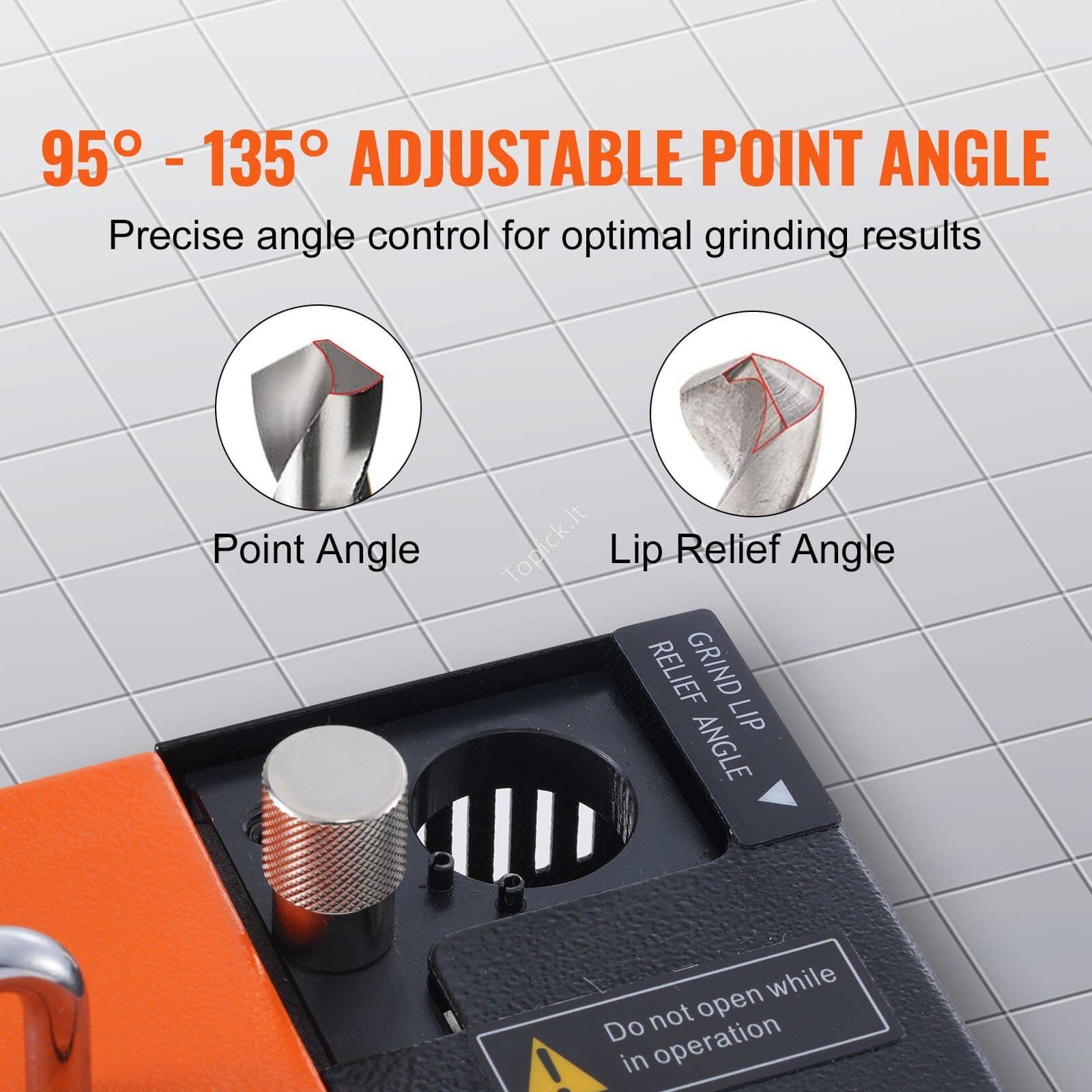 de_ZTYMJ321819C2DOZEV2_original_img-v1_drill-bits-sharpener-f2 Grąžtų galandinimo staklės 3–13 mm | 120 W, 4500 aps./min, reguliuojamas kampas 95–135° - Image 2