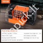 Gręžinių galūnių galandinimo stotis 120 W – 95–135° reguliuojamas kampas (3–13 mm) - Image 6