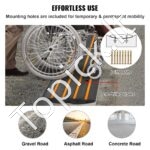 Slenkstinė pervažiavimo rampa, 2 vnt., 71,5 × 68 cm, iki 15 tonų apkrovos, neslystanti guma - Image 5