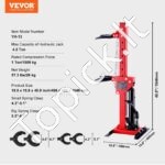 4,5 t hidraulinis spyruoklių suspaudėjas su saugiąja pompa - Image 6