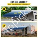 Markizės audinys kemperiui ar priekabai – Atsparus UV ir vandeniui, patvarus pakaitinis tentas lauko apsaugai - Image 4