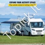 Markizės audinys kemperiui ar priekabai – Atsparus UV ir vandeniui, patvarus pakaitinis tentas lauko apsaugai - Image 6