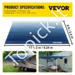 Markizės audinys kemperiui ar priekabai – Atsparus UV ir vandeniui, patvarus pakaitinis tentas lauko apsaugai - Image 7