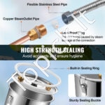 Įvairių stipriųjų gėrimų ir vandens distiliatorius - 30 L su dvigubu kondensatoriumi - Image 4