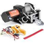 12 V elektrinis vinčas/gervė – iki 907 kg traukos jėga, su plieniniu 7–gyslų trosu ir laidiniu valdymu