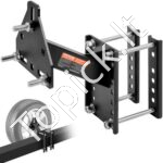 Atsarginio rato laikiklis priekabai – Tinka 4, 5, 6 ir 8 skylių ratlankiams, tvirta plieninė konstrukcija