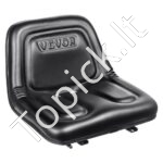 Universalus traktoriaus sėdynės modelis su drenažo angomis ir saugos jungikliu