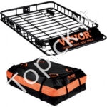 Automobilio stogo bagažo krepšys 130×91×13 cm (90 kg apkrova)