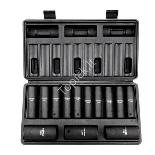 us2FCJTTZJ12CRV13FHOHV02Fgoods_img-v22Fimpact-socket-set-m100-1.2.jpg 13 dalių smūginis ilgų galvučių rinkinys 10–24 mm su lagaminu - Image 1