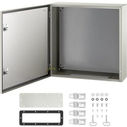 Plieninis elektros paskirstymo skydas 610 x 610 x 203 mm IP65