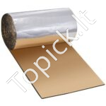 Automobilio garso ir šilumos izoliacijos kilimėlis – 3,3 m², 5 mm storio, aliuminio sluoksnis, 200 mil