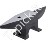 60 kg plieninis kalvystės priekalas su apvalia ir kvadratine skyle metalo apdirbimui