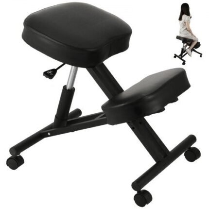Reguliuojamo aukščio ergonomiška kėdė, dirbtinė oda, metalas - 120 kg
