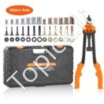 41 cm replės srieginėms kniedėms (M3–M12) – 13 detalių rinkinys