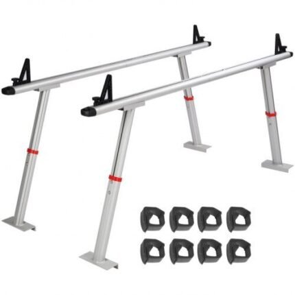 Universalus stogo laikiklis pikapams – 43–74 cm aukštis, iki 363 kg, tinka baidarėms ir įrangai