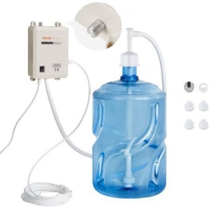 Elektrinė butelinio vandens dozavimo pompa – 40–60 PSI (2,8–4,1 bar), ≥ 2,5 l/min, 5 gal (≈19 l) indams