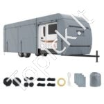 Kemperio danga 10,5 m – Apsauginė danga gyvenamajam automobiliui nuo lietaus, UV spindulių ir dulkių