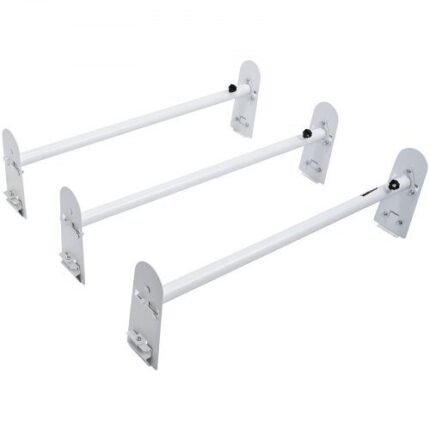 Reguliuojami stogo laikikliai furgonams – 3 vnt., 102–190 cm, iki 340 kg, aliuminis