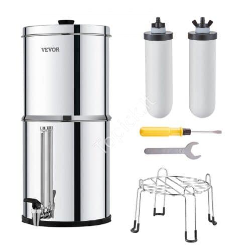 us2FZLLSQ225GALH4MJ8HV02Fgoods_img-v12Fwater-filter-m100-1.2.jpg Gravitacinis vandens filtras su 2 filtrais – 7,8 L + 8,5 L - Image 1