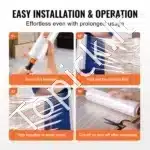 1 ritinėlis stretch plėvelės 381 mm x 366 m, 80 mikronų storio - Image 5