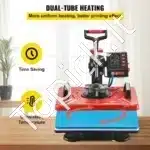 10-in-1 Raudonas Termopresas marškinėiams, Puodeliams, Kepurėms ir Lėkštėms (30 × 38 cm) - Image 6