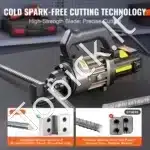 1000 W elektrinis hidraulinis armatūros pjaustymo įrenginys – pjauna 4–16 mm plieną, iki 16 mm Ø - Image 4
