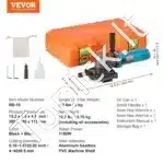 1100 W elektrinis hidraulinis armatūros pjoviklis – 4–40 mm Ø - Image 3