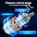 1100 W giluminė panardinamoji siurbimo pompa – 190 l/min, 57 m pakėlimo aukštis - Image 5