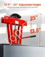 12 tonų hidraulinis vamzdžių lenkimo įrenginys su 6 matricojomis | Lenkimo kampas 90°–180° - Image 5