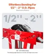 12 tonų hidraulinis vamzdžių lenkimo įrenginys su 6 matricojomis | Lenkimo kampas 90°–180° - Image 7