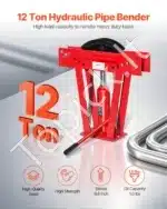 12 tonų hidraulinis vamzdžių lenkimo įrenginys su 6 matricojomis | Lenkimo kampas 90°–180° - Image 8