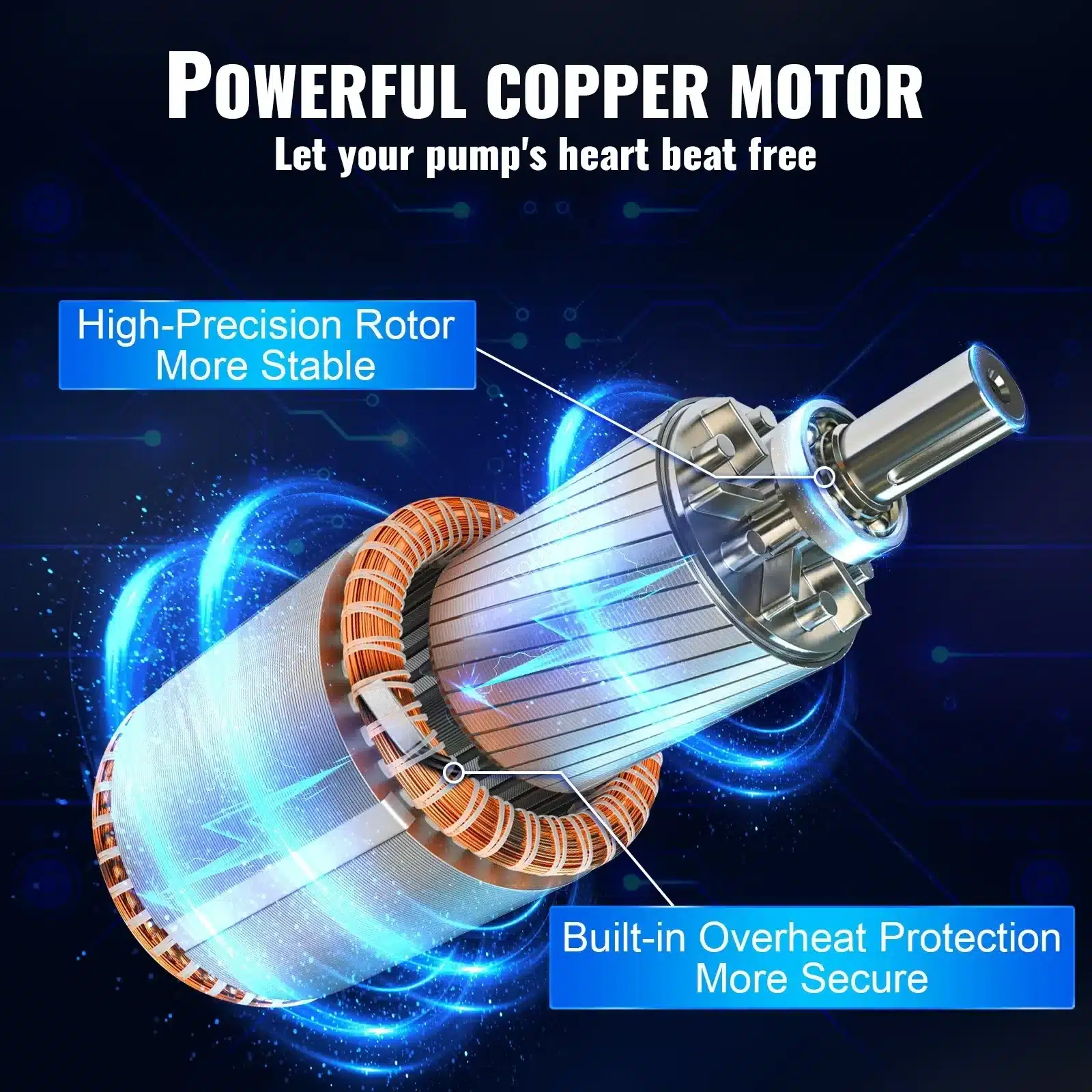 1500 W nerūdijančio plieno giluminė panardinamoji siurbimo pompa – 9,8 m³h (~163 lmin) srautas ir iki 108 m pakėlimo aukštis (1) 1500 W nerūdijančio plieno giluminė panardinamoji siurbimo pompa – 9,8 m³/h (~163 l/min) srautas ir iki 108 m pakėlimo aukštis - Image 5