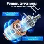 1500 W nerūdijančio plieno giluminė panardinamoji vandens siurbimo pompa – 9,8 m³/h (~163 l/min), pakėlimo aukštis iki 108 m - Image 5