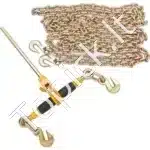 2 VNT Reketiniai Krovinio Suveržėjai su G80 Grandinėmis | 3/8"-1/2" Grandinėms, 5443 kg Apkrova - Image 7