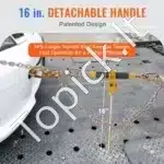 2 VNT Reketiniai Krovinio Suveržėjai su G80 Grandinėmis | 3/8"-1/2" Grandinėms, 5443 kg Apkrova - Image 3