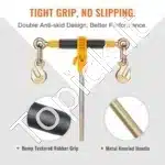 2 VNT Reketiniai Krovinio Suveržėjai su G80 Grandinėmis | 3/8"-1/2" Grandinėms, 5443 kg Apkrova - Image 4