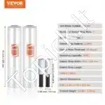 2 ritinėliai stretch plėvelės 381 mm x 305 m, 60 mikronų storio - Image 3