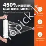 2 ritinėliai stretch plėvelės 381 mm x 366 m, 80 mikronų storio - Image 7