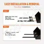 2 vnt Paletės šakės 149 × 10 × 23 cm, 1814 kg keliamoji galia - Image 4