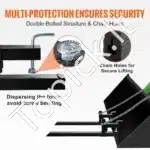 2 vnt Reguliuojamos Paletės Šakės 109 × 7 × 23 cm – 907 kg Keliamoji Galia - Image 5