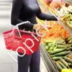 20 Vnt RAUDONŲ Pirkinių KREPŠELIŲ Rinkinys su Stovu | 21L Talpa, Bendra Svoris 11.14 kg - Image 6