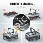 3 Vnt Sulankstomi Pirkinių Krepšiai 16L Talpos | Patvarūs ir Ergonomiški - Image 2