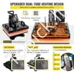 38 × 29 cm 6‑in‑1 karšto spaudimo presas su skaitmeniniu valdymu - Image 4