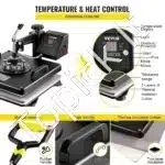 38 × 38 cm 5-in-1 karštos spaudos presas su skaitmeniniu valdymu - Image 6